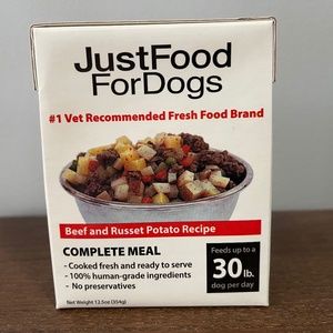 JustFoodForDogs Pantry Fresh Wet Dog Food, Complete Meal or Dog Food Topper